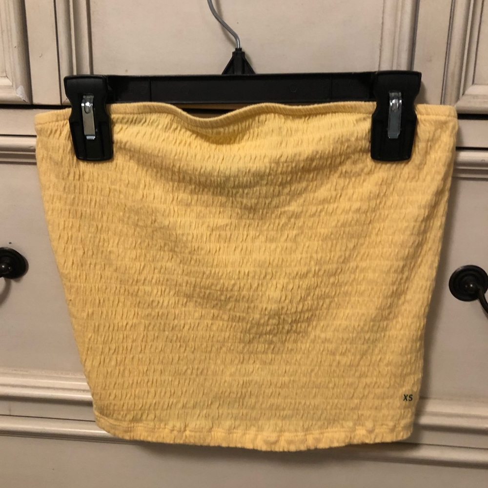 yellow ae tube top